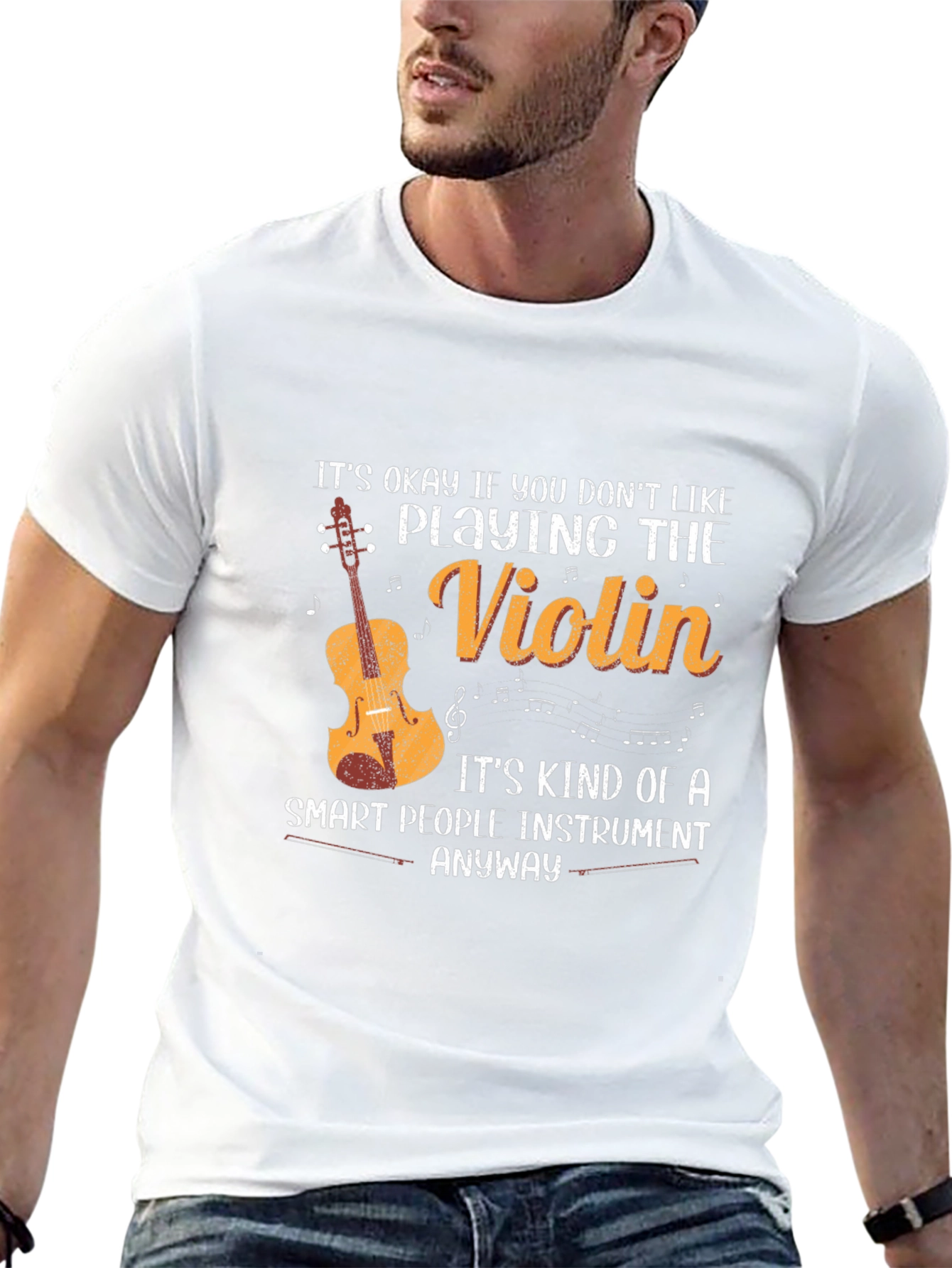 Violin Lover T-Shirt: Smart People Instrument Tee