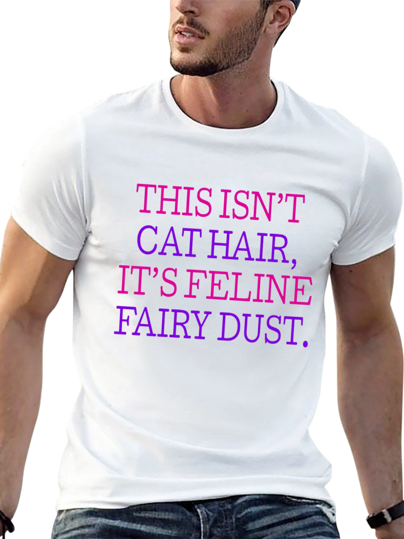 Feline Fairy Dust T-Shirt - Cat Lover Apparel