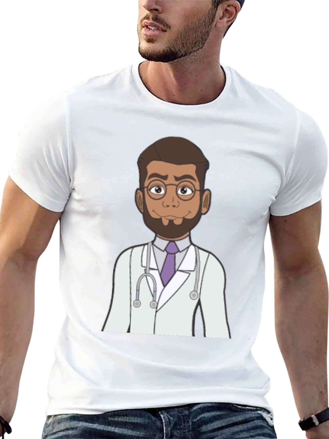 Doctor Cartoon Graphic T-Shirt