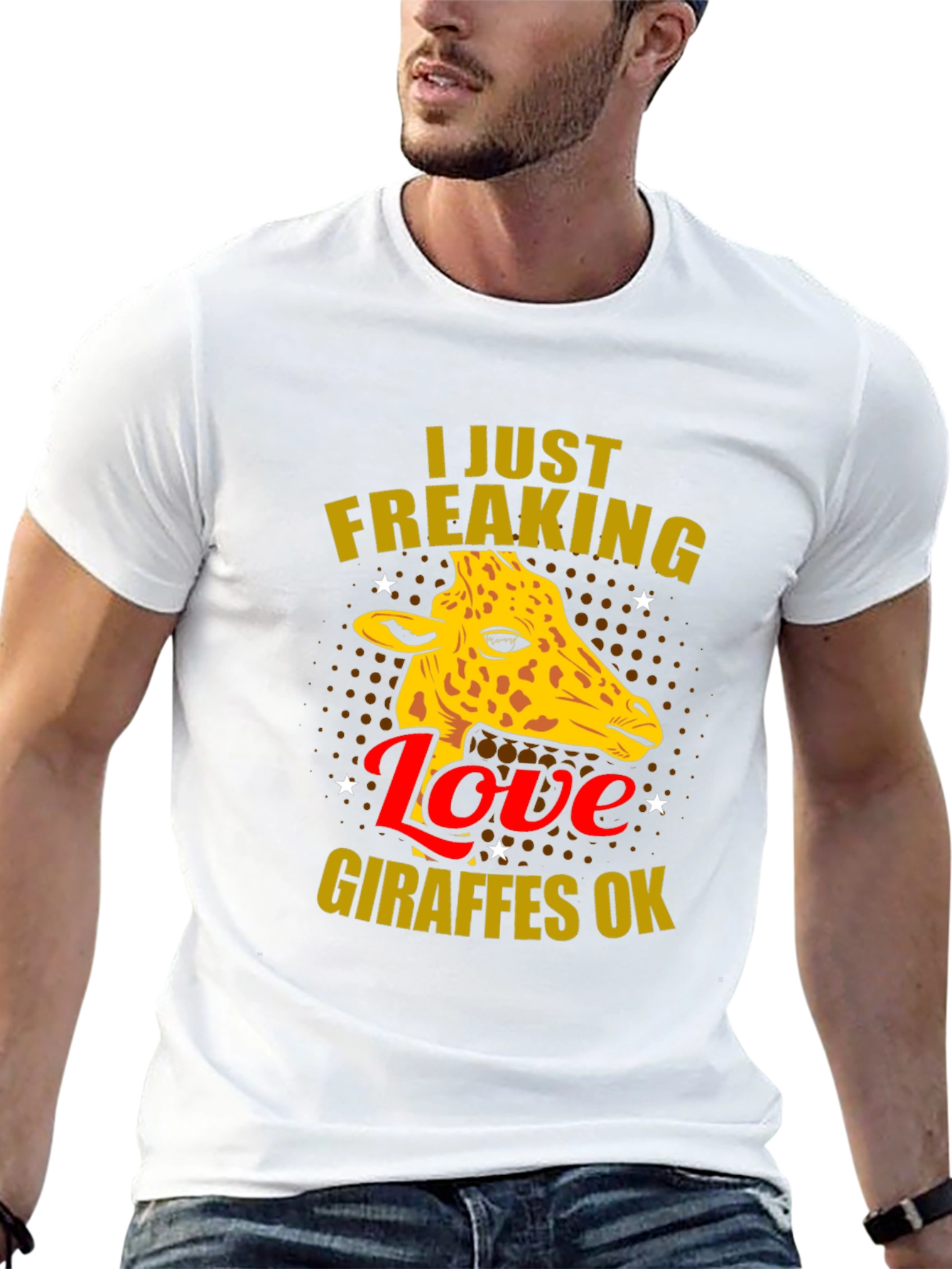 I Love Giraffes OK T-Shirt