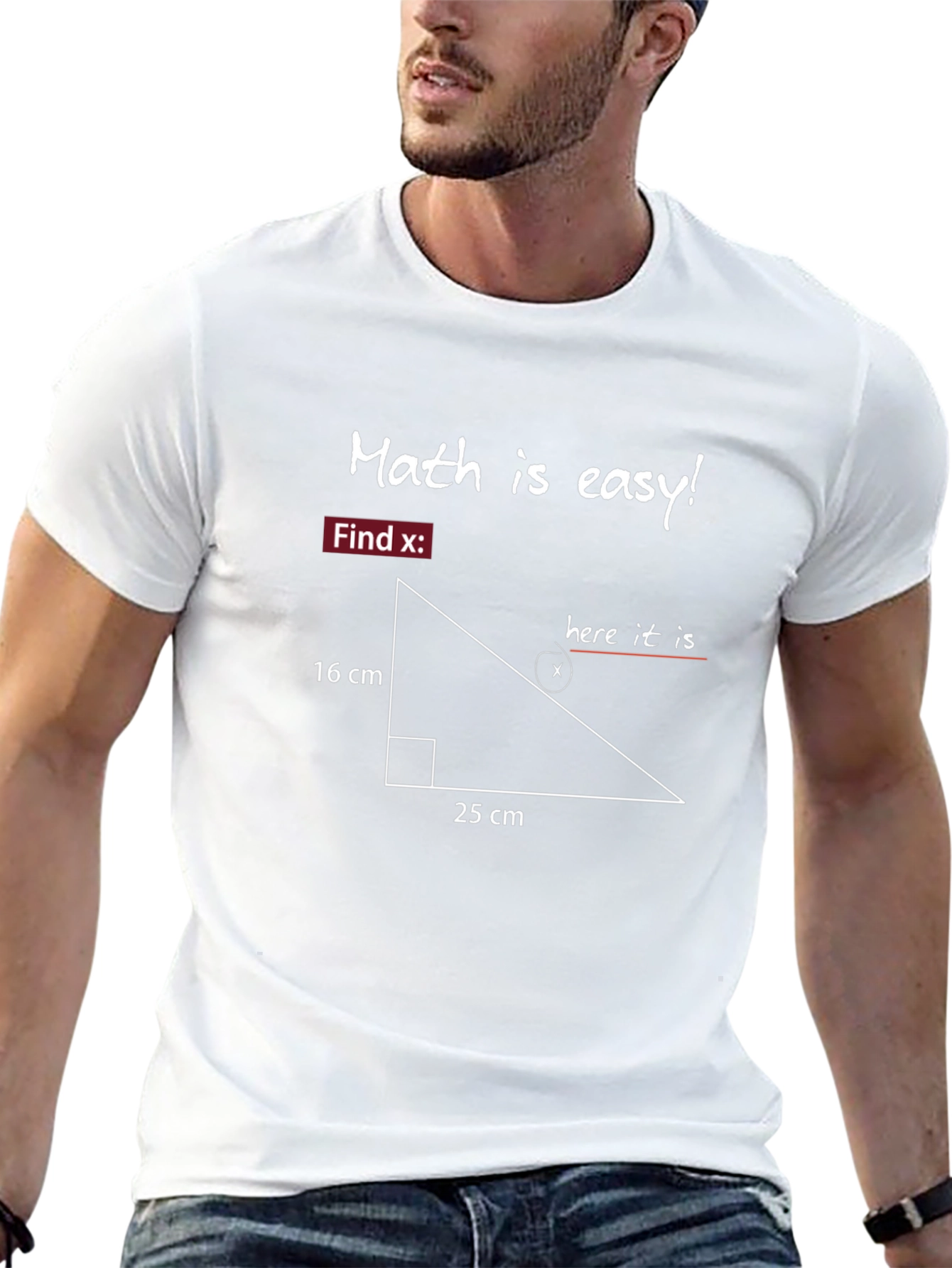 Math is Easy! T-Shirt - Find X Equation
