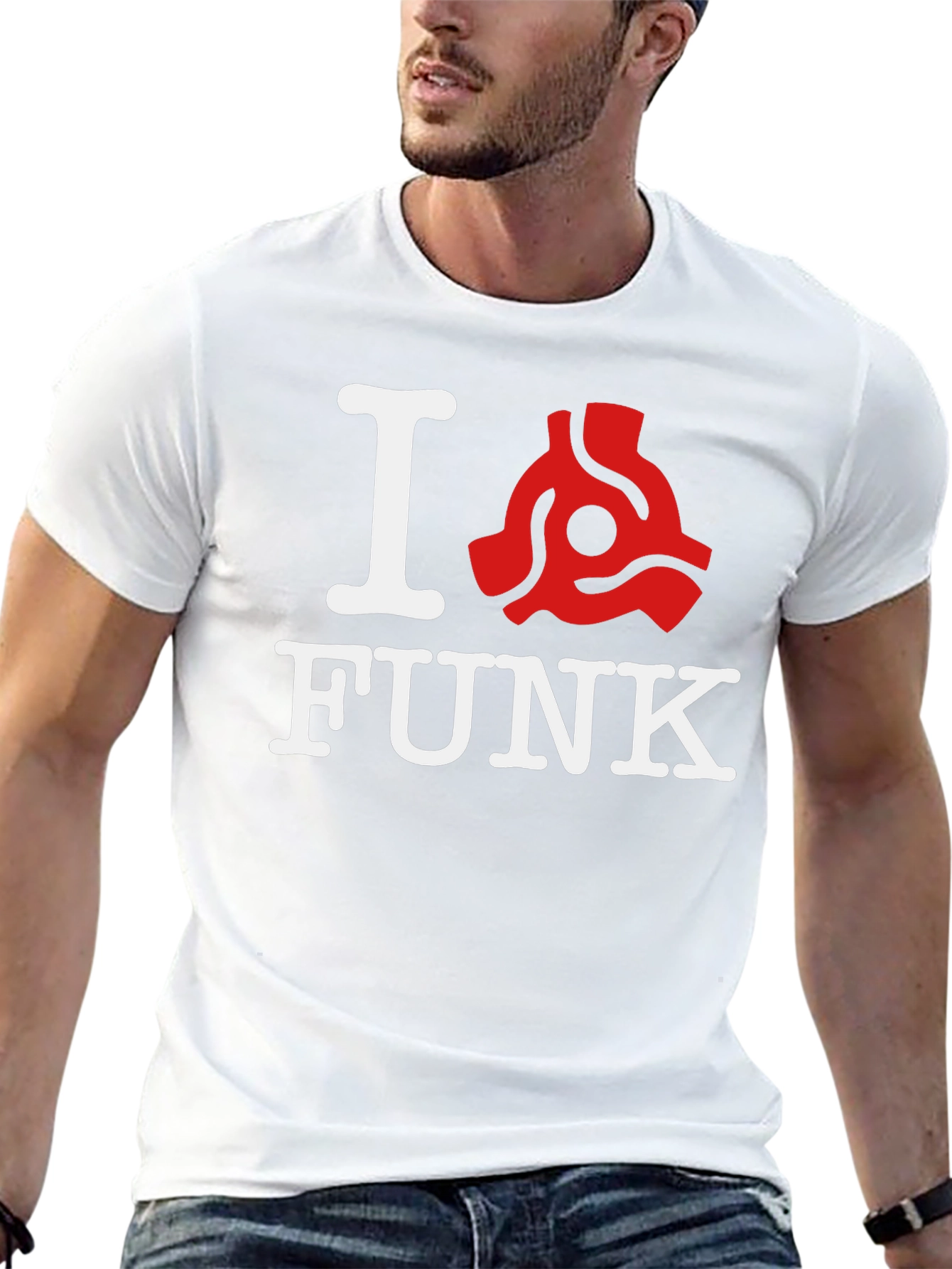 I <Record Adapter> Funk Graphic T-Shirt