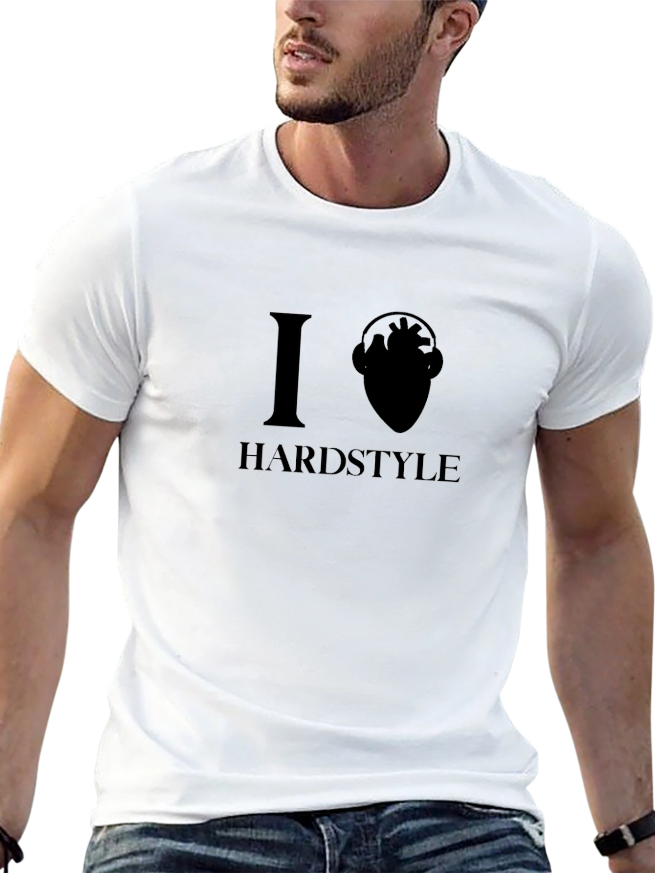 I Heart Hardstyle Black T-Shirt