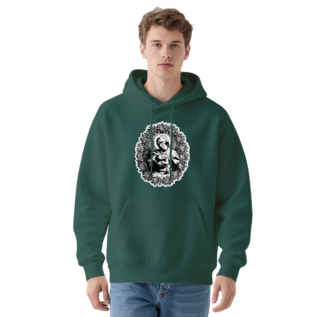 Graphic Print Hoodie - Unisex Pullover Sweatshirt with Unique Design, Casual Streetwear