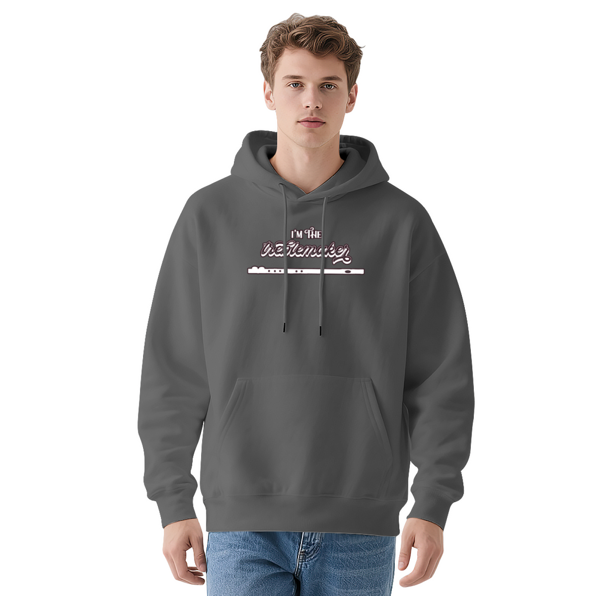 I'm The Trail Boss Hiking Adventure Graphic Hoodie - Outdoor Explorer Pullover