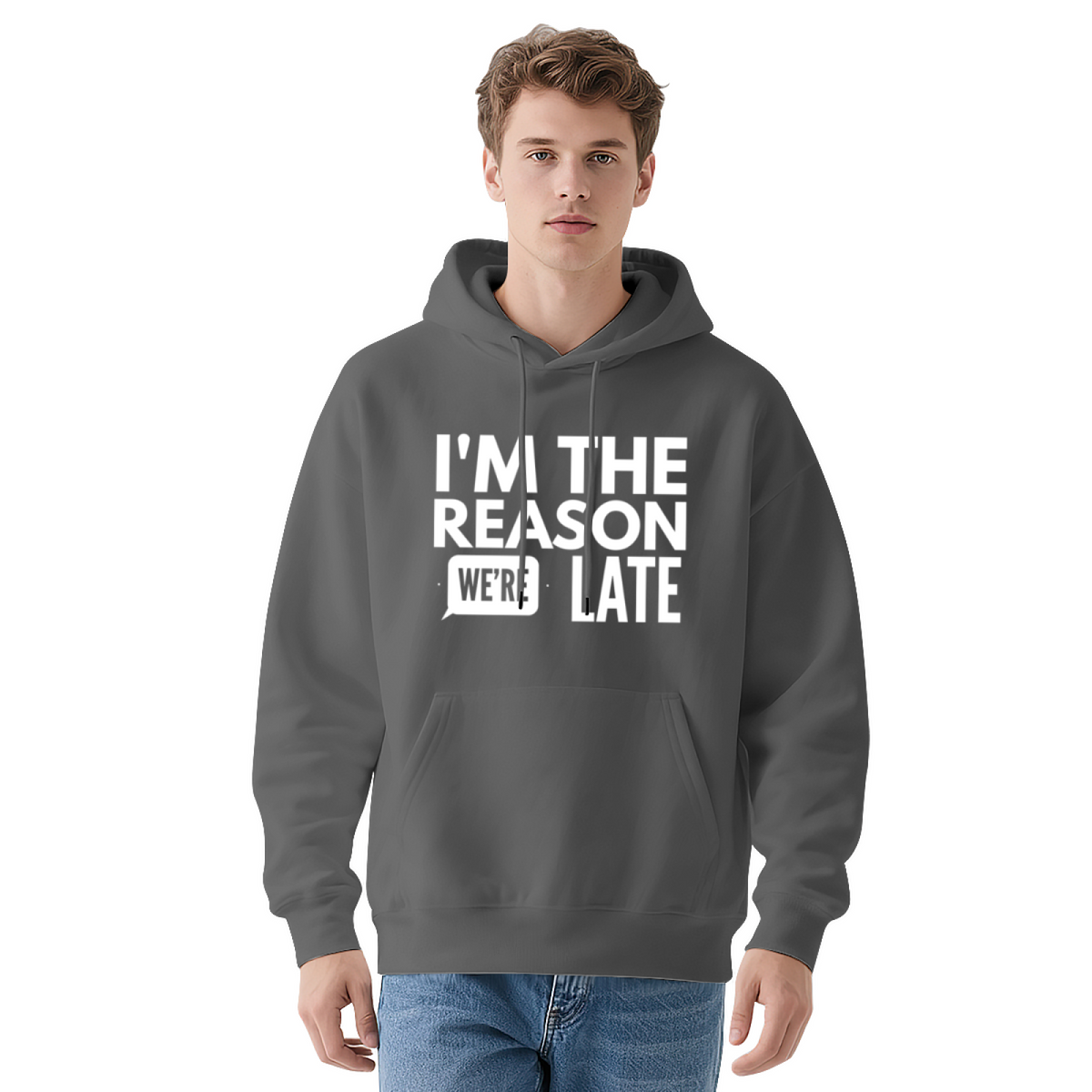 Graphic Print Hoodie - Unisex Pullover Sweatshirt with Unique Design, Casual Streetwear