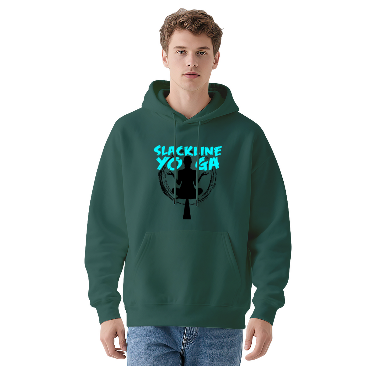 Line Art Style Hoodie - Unique Graphic Pullover, Soft & Cozy, Casual Everyday Wear