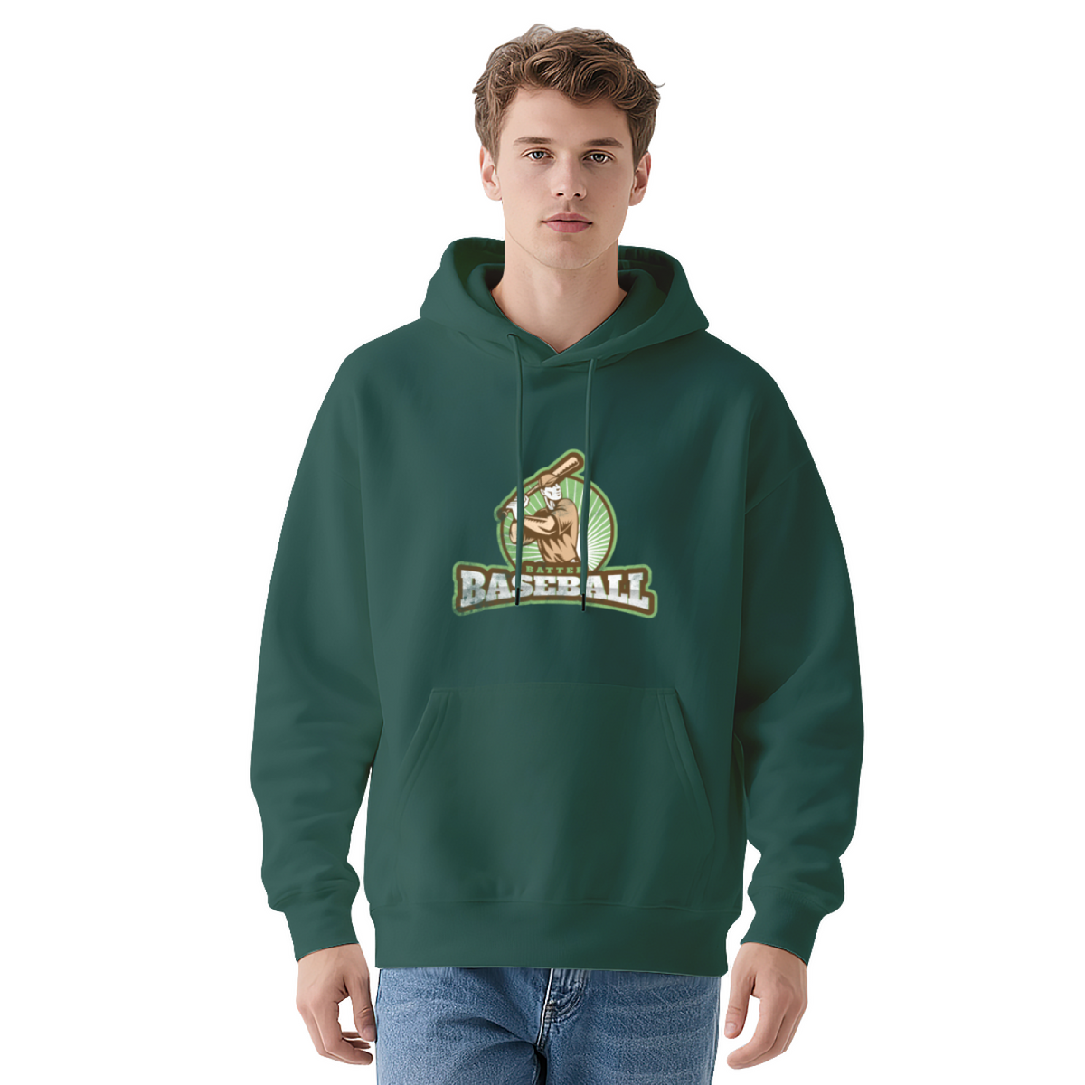 Graphic Print Hoodie - Unisex Pullover Sweatshirt with Unique Design, Casual Streetwear