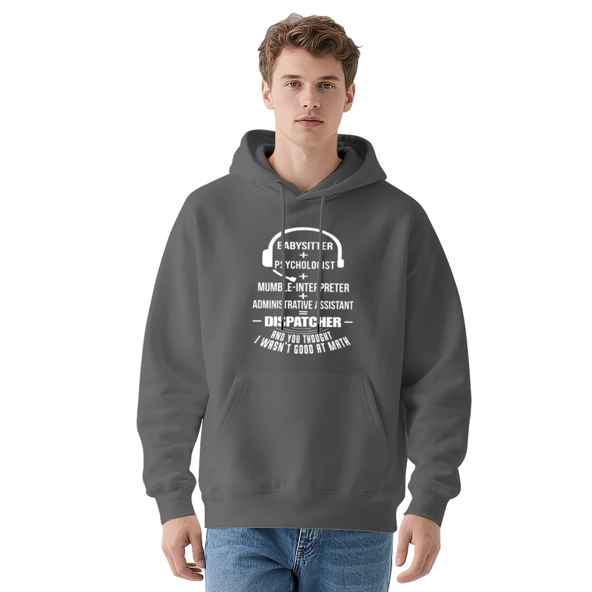 Babysitter Psychologist Mumble Interpreter Funny Mom Graphic Hoodie - Parent Life Pullover