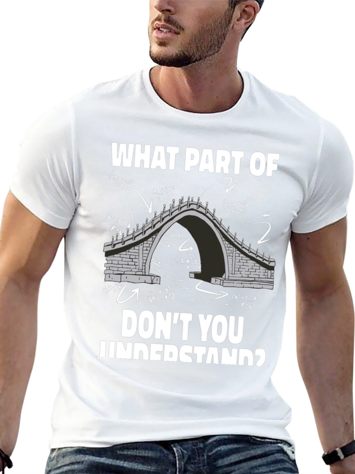 Math Bridge Graphic T-Shirt