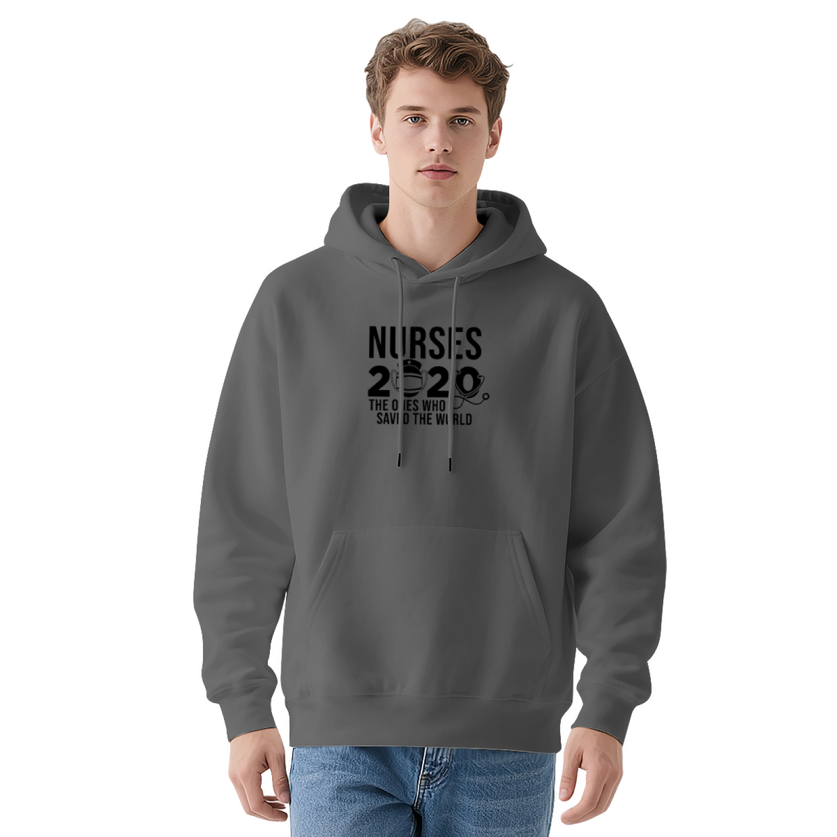 Graphic Print Hoodie - Unisex Pullover Sweatshirt with Unique Design, Casual Streetwear