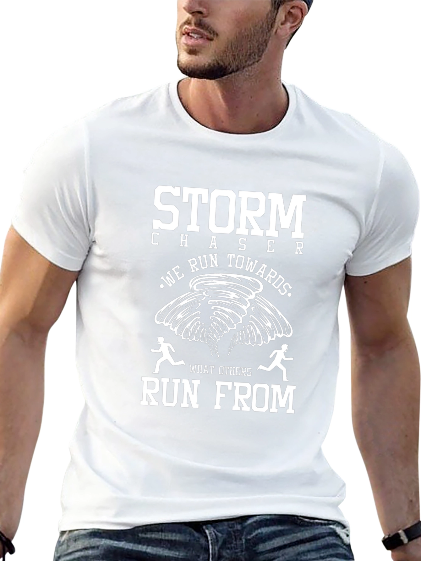 Storm Chaser Tee - We Run Towards T-Shirt