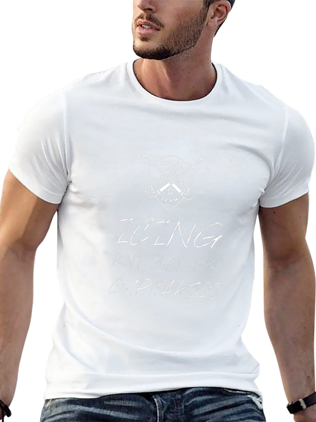Icing Hockey T-Shirt - Novelty Sports Tee
