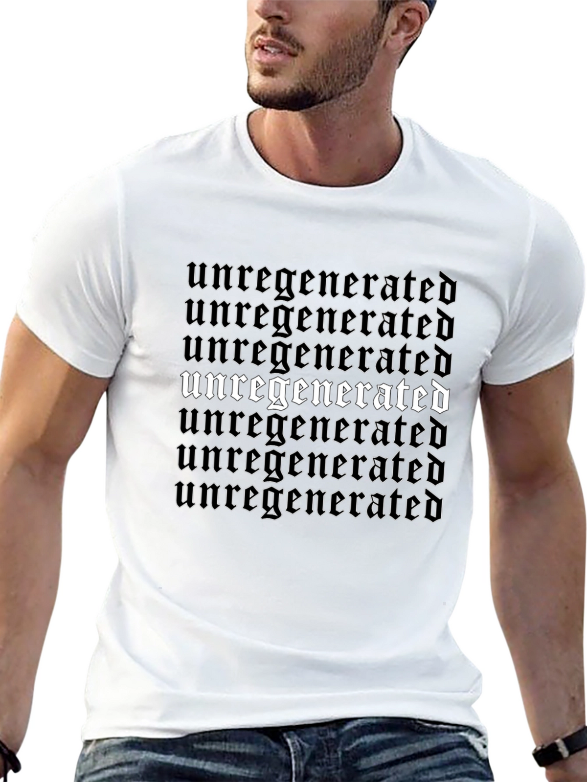 Unregenerated Graphic T-Shirt - Edgy Gothic Style