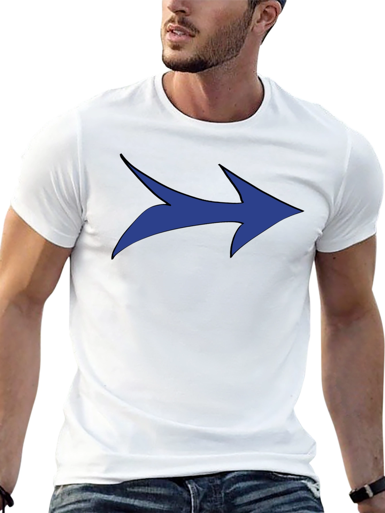 Arrow Graphic Tee - Modern Design