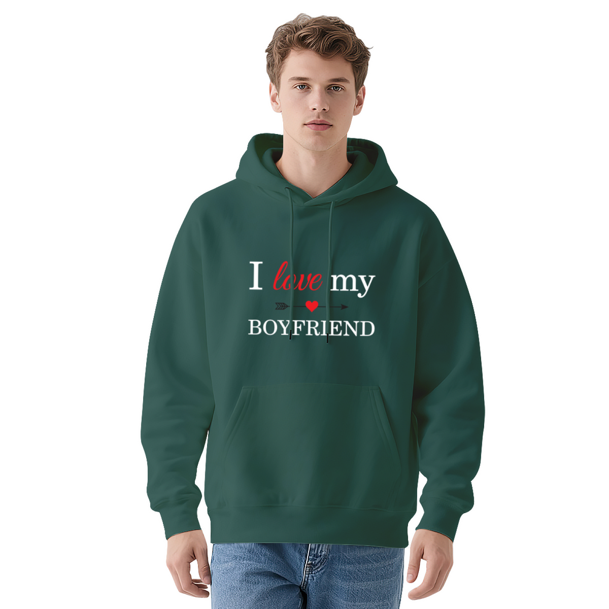Love & Hearts & Art & Crayon Art Hoodie - Premium Unisex Pullover, Eye-Catching Design, Perfect for All Seasons