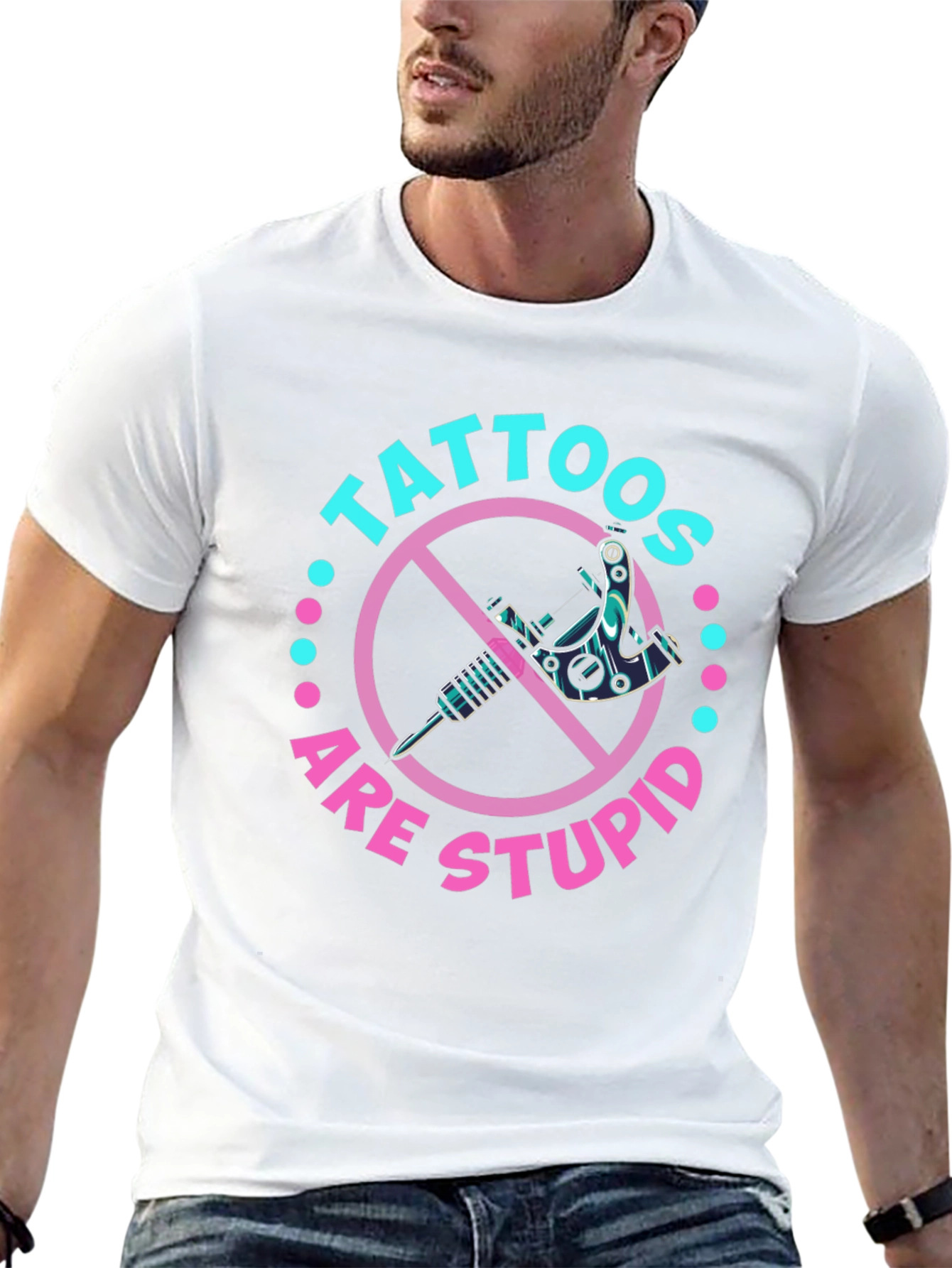 Tattoos Are Stupid Graphic T-Shirt