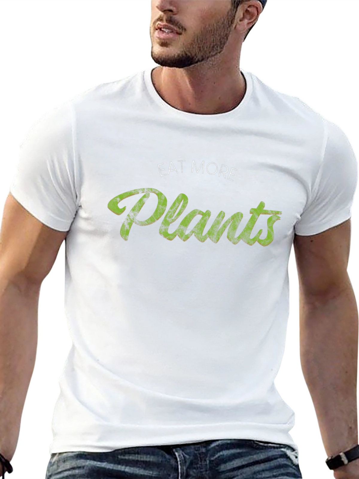 Eat More Plants Graphic T-Shirt - Unisex Style