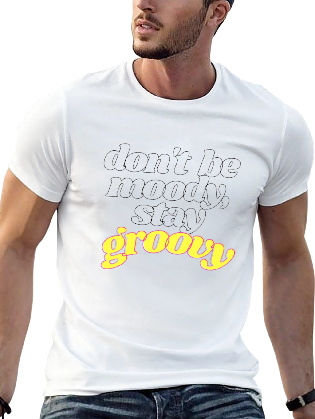 Groovy Retro Style Graphic T-Shirt