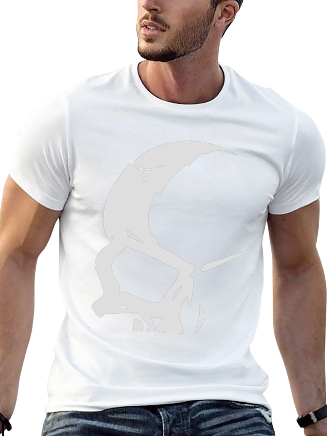 Skull Graphic Black T-Shirt - Edgy Streetwear