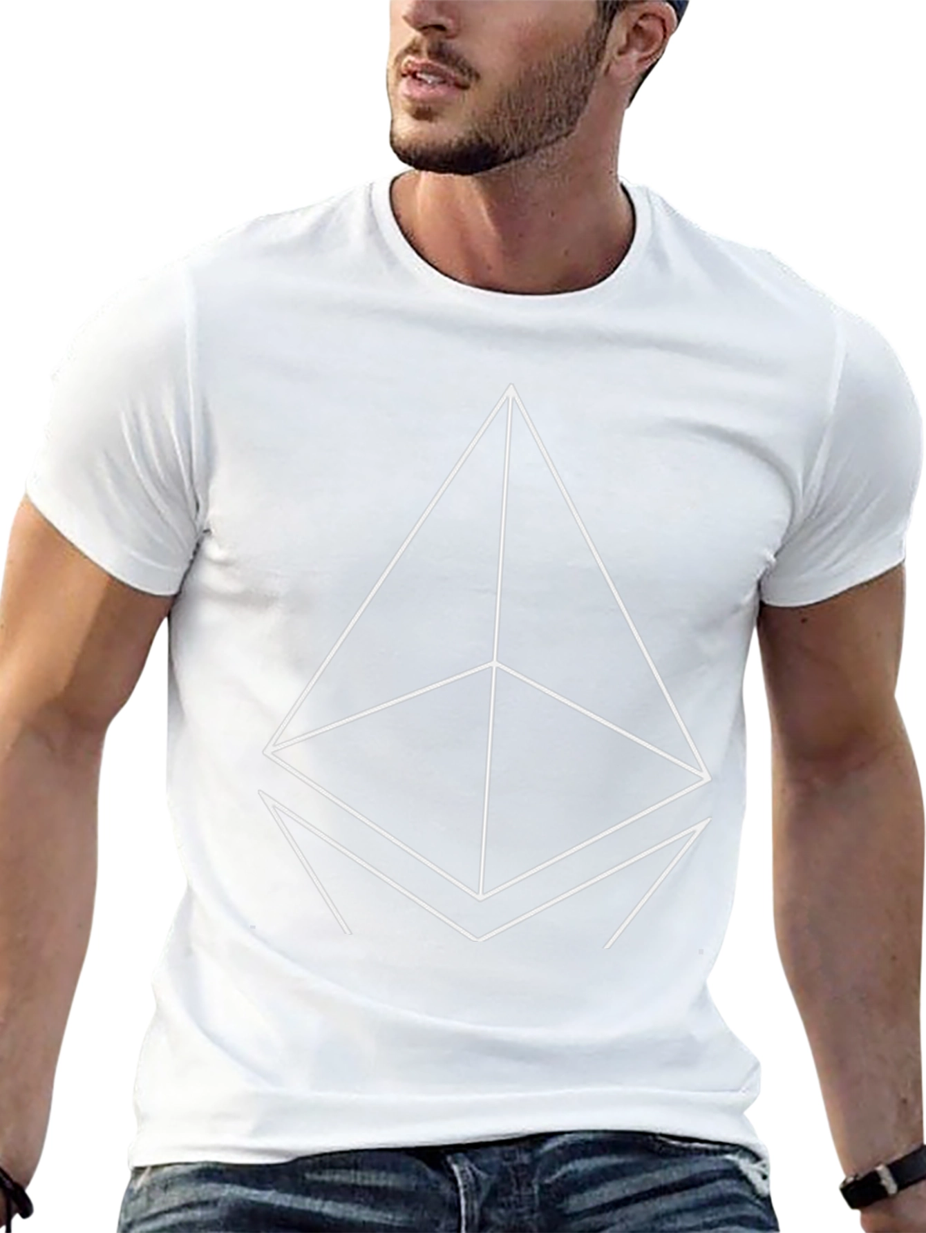 Ethereum Logo Black T-Shirt Crypto Fashion