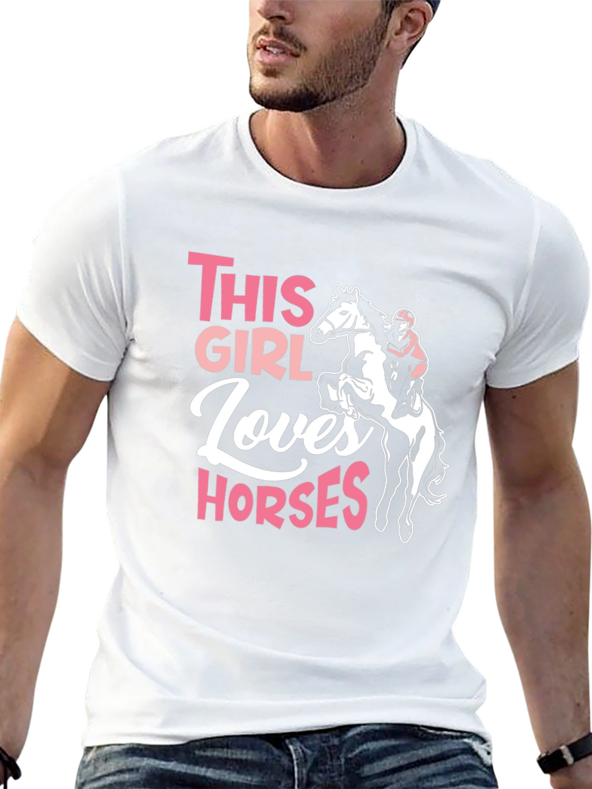 Girl Who Loves Horses T-Shirt