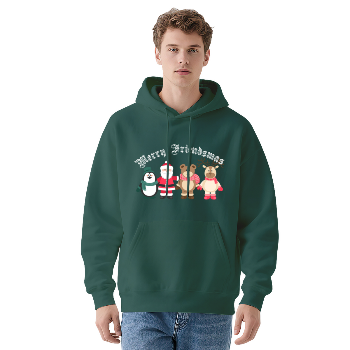 Bear & Vintage Car Art Hoodie - Premium Unisex Pullover, Eye-Catching Design, Perfect for All Seasons