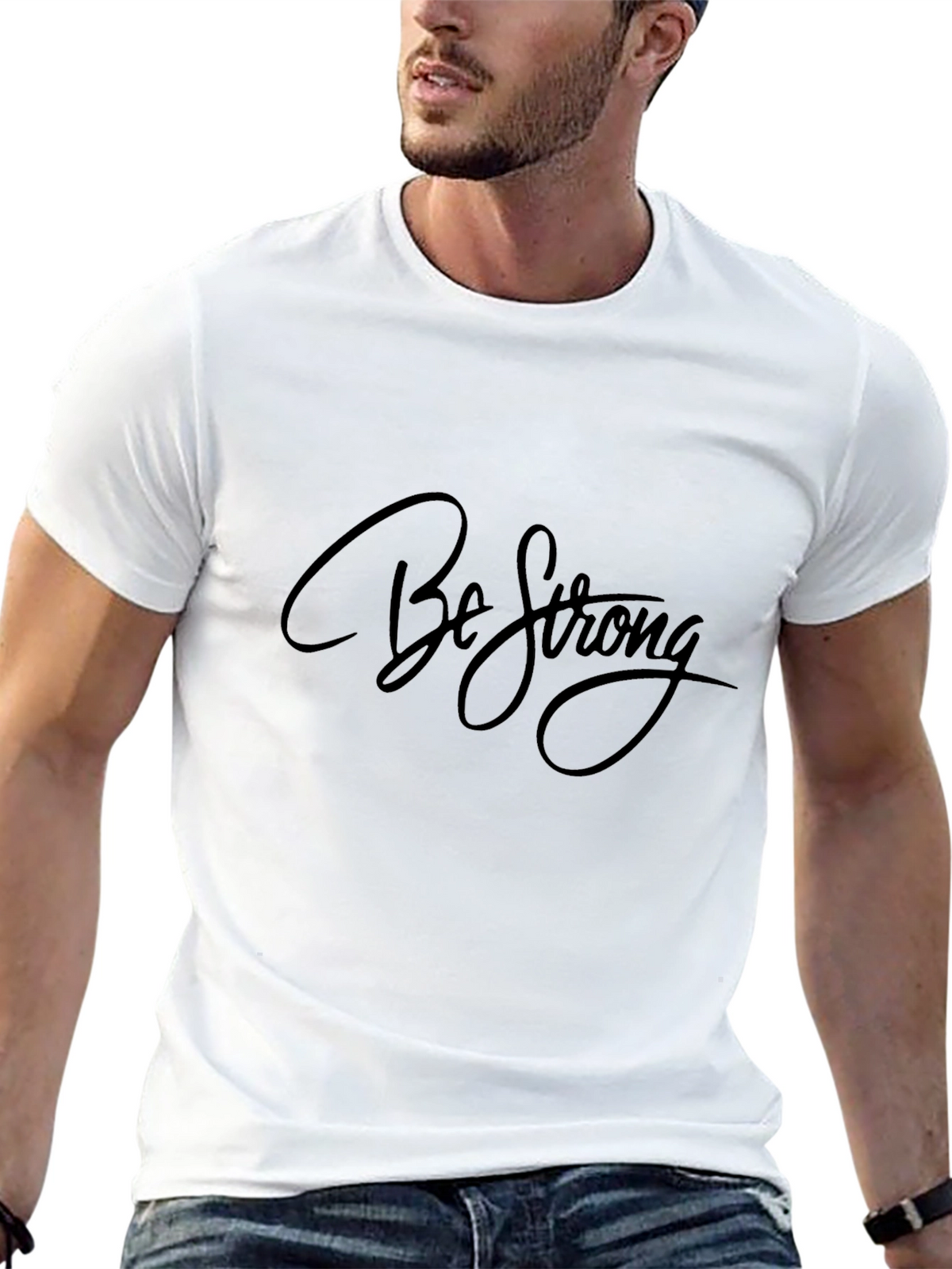 Be Strong Black T-Shirt