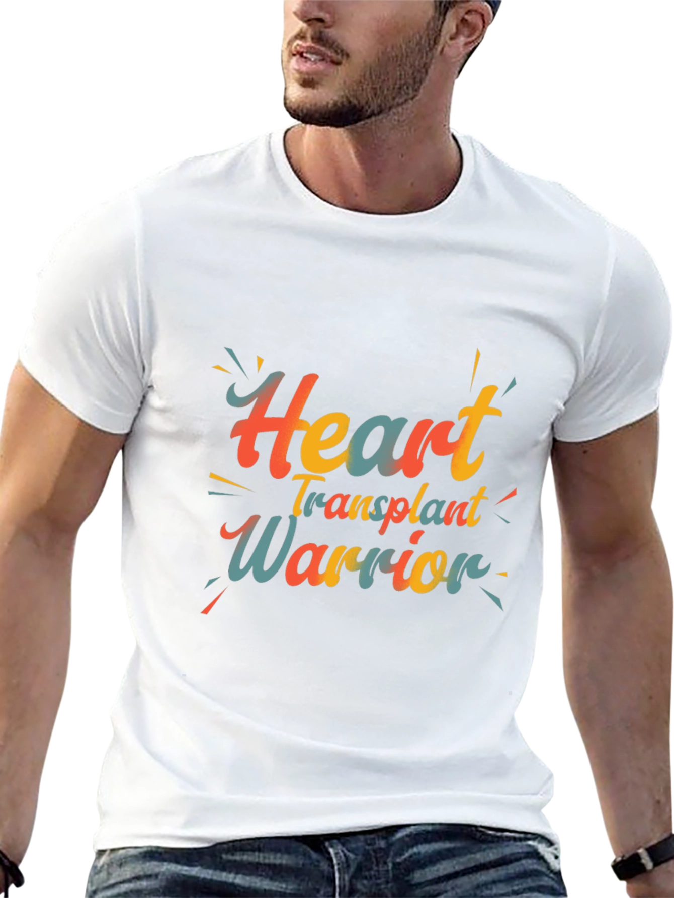 Heart Transplant Warrior Graphic Tee - Black