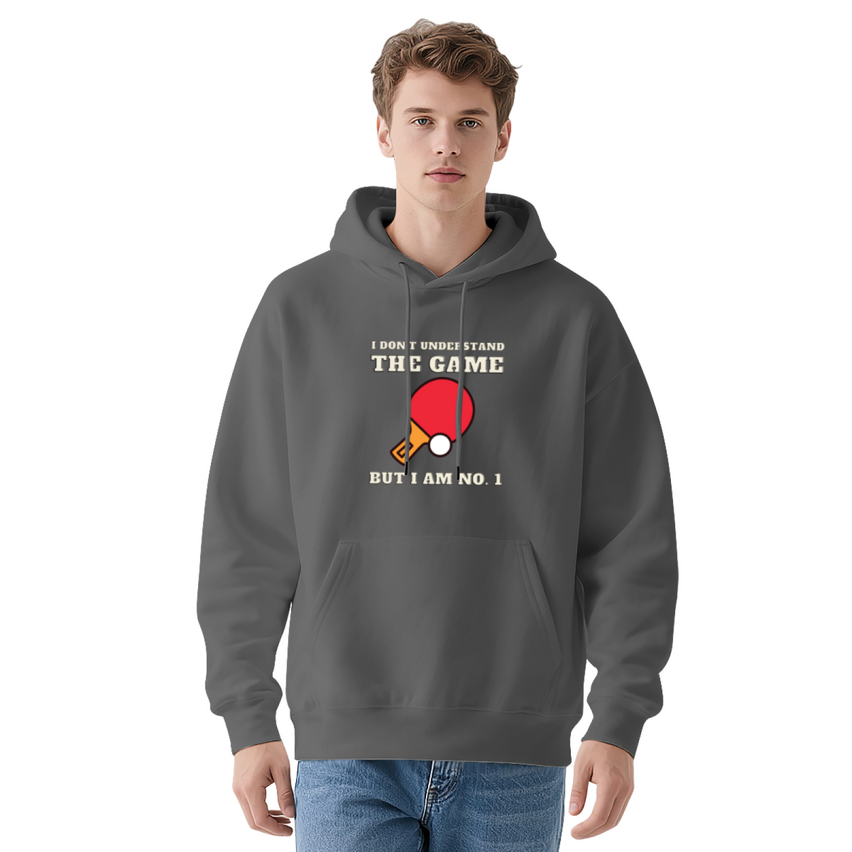 Table Tennis Ping Pong Sport Graphic Hoodie - Player Gift Pullover Sweatshirt