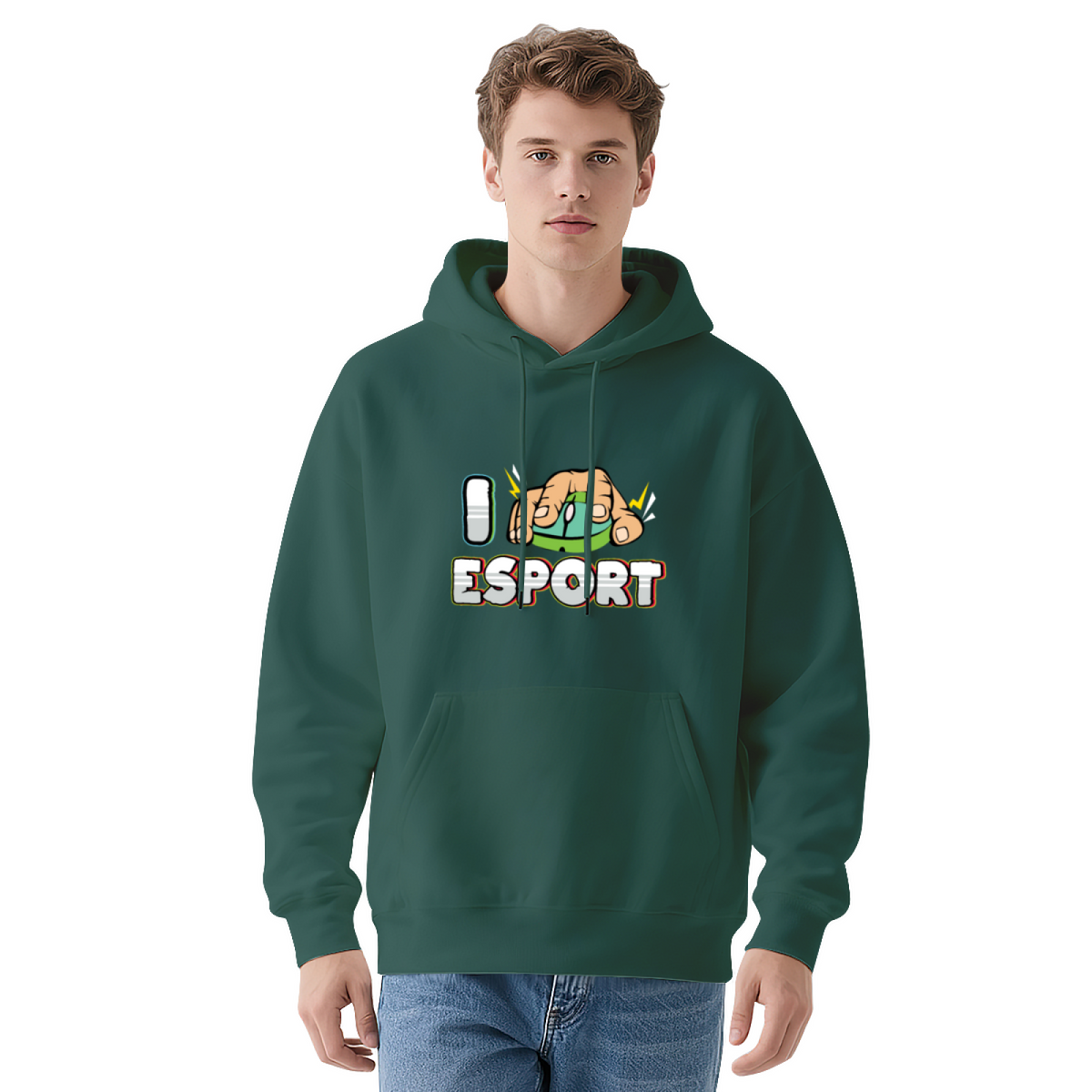 Sports & Gaming Style Hoodie - Unique Graphic Pullover, Soft & Cozy, Casual Everyday Wear