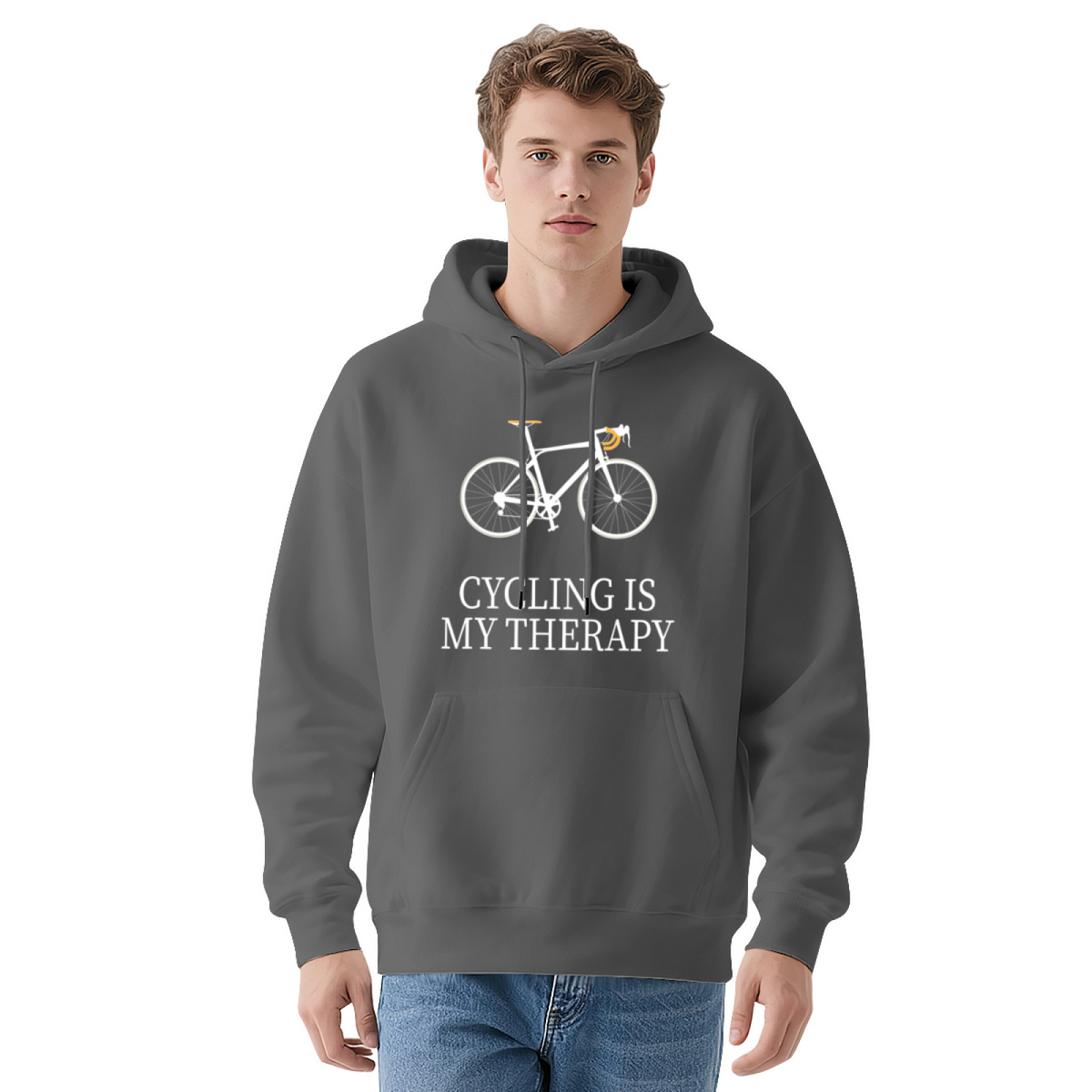 Ocean & Vintage Car Graphic Hoodie - Cozy Pullover Sweatshirt with Unique Artwork, Trendy Streetwear