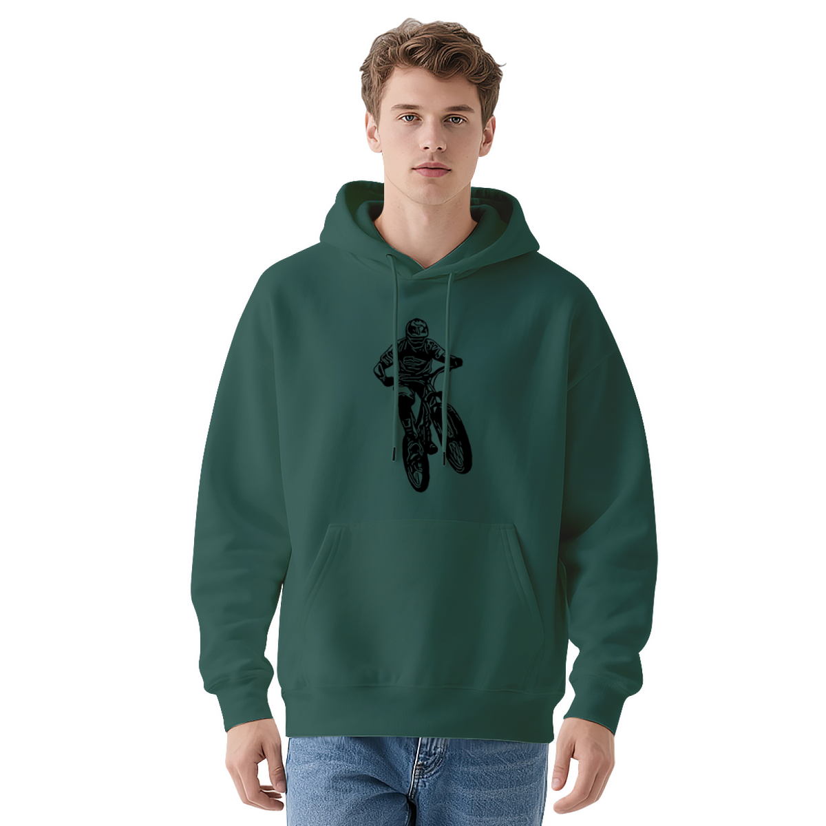 Motocross Dirt Bike Rider Extreme Sports Graphic Hoodie - MX Lover Pullover