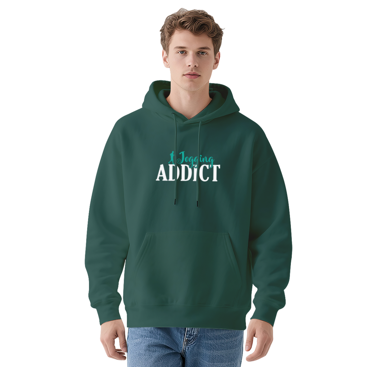 Typography Design Hoodie - Unisex Pullover Sweatshirt, Graphic Print, Casual Streetwear Fashion