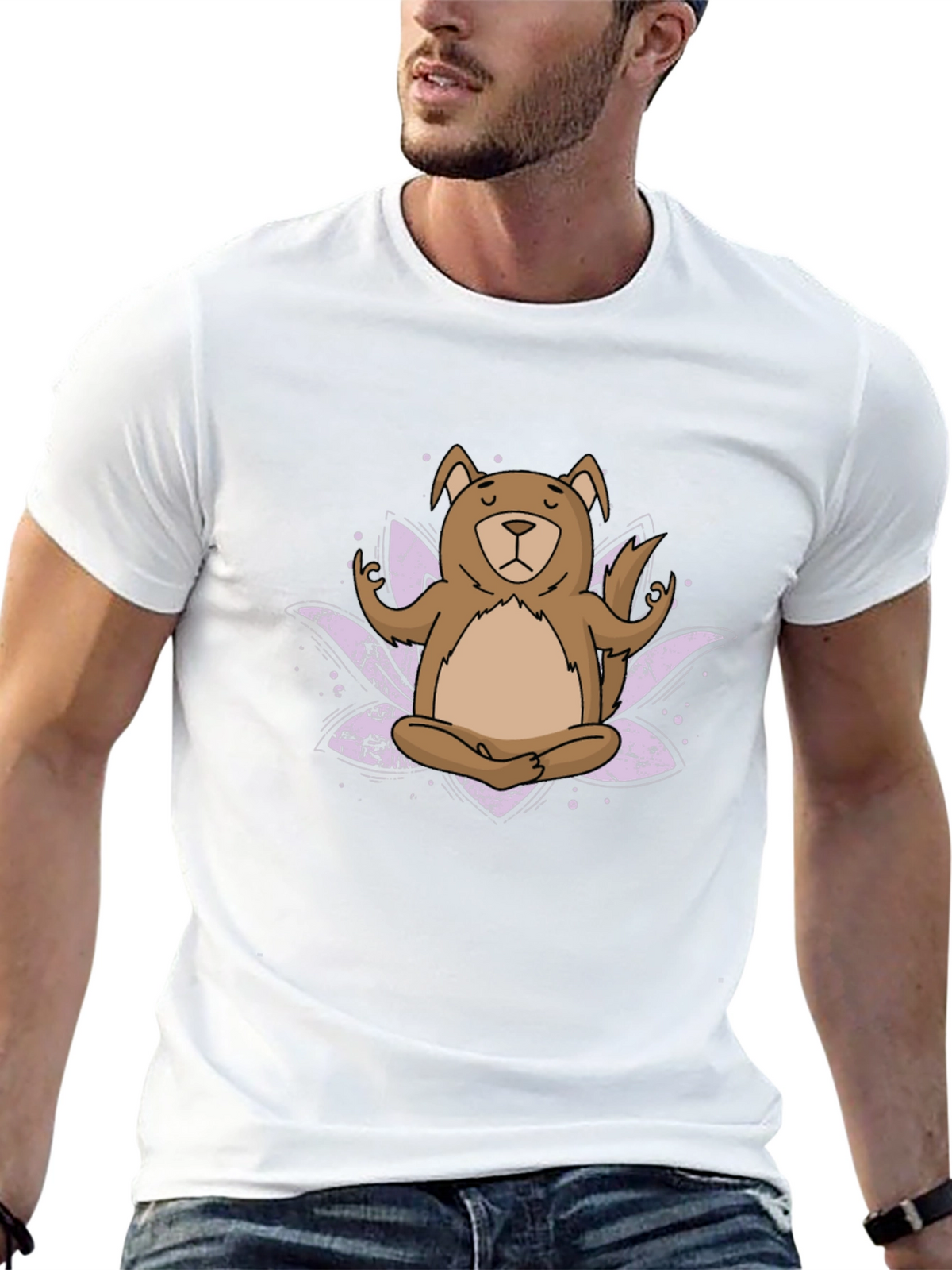 Zen Bear Meditation T-Shirt