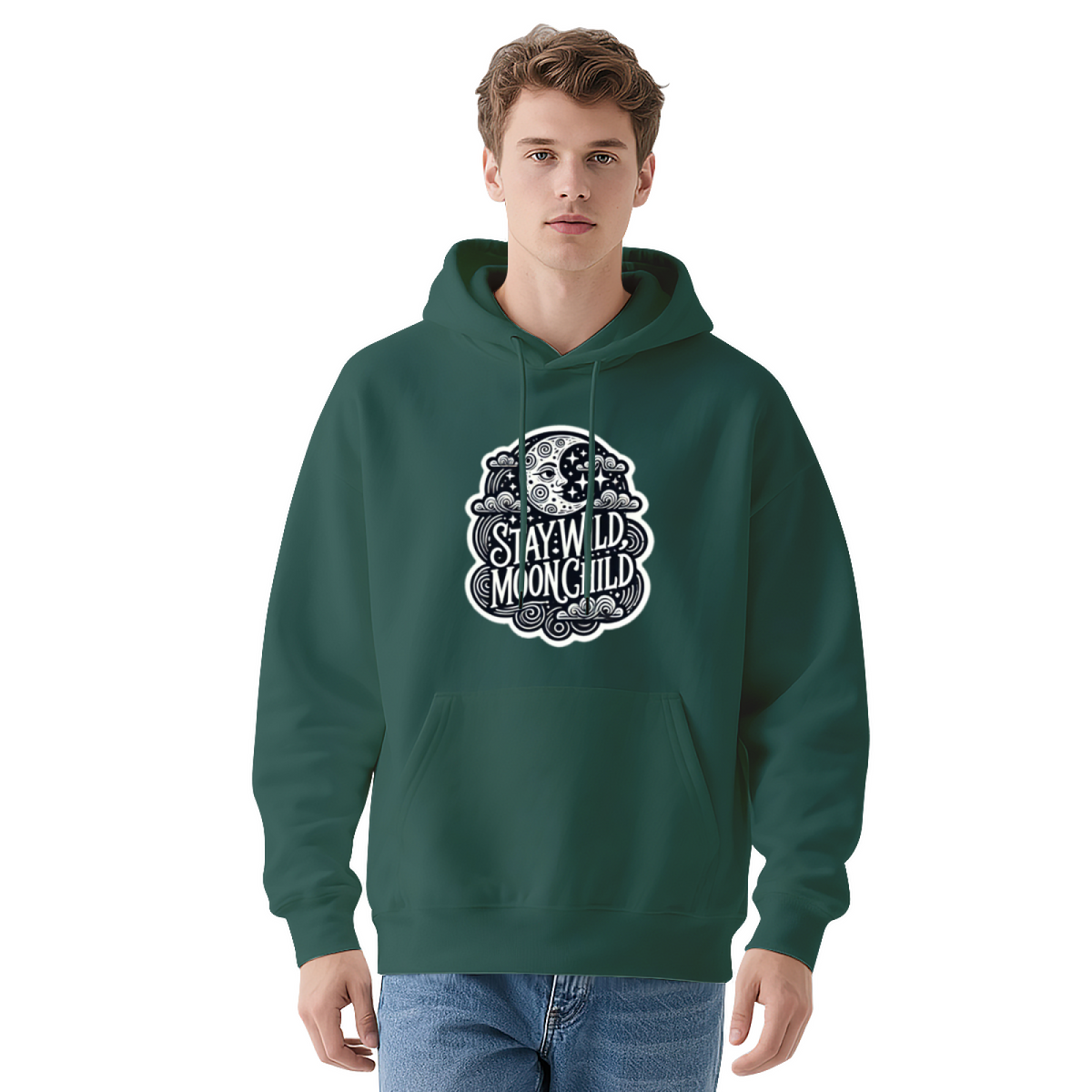 Graphic Print Hoodie - Unisex Pullover Sweatshirt with Unique Design, Casual Streetwear