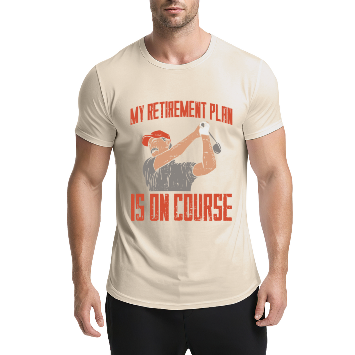 My Retirement Plan Is On Course Golf Lover Vintage Tee