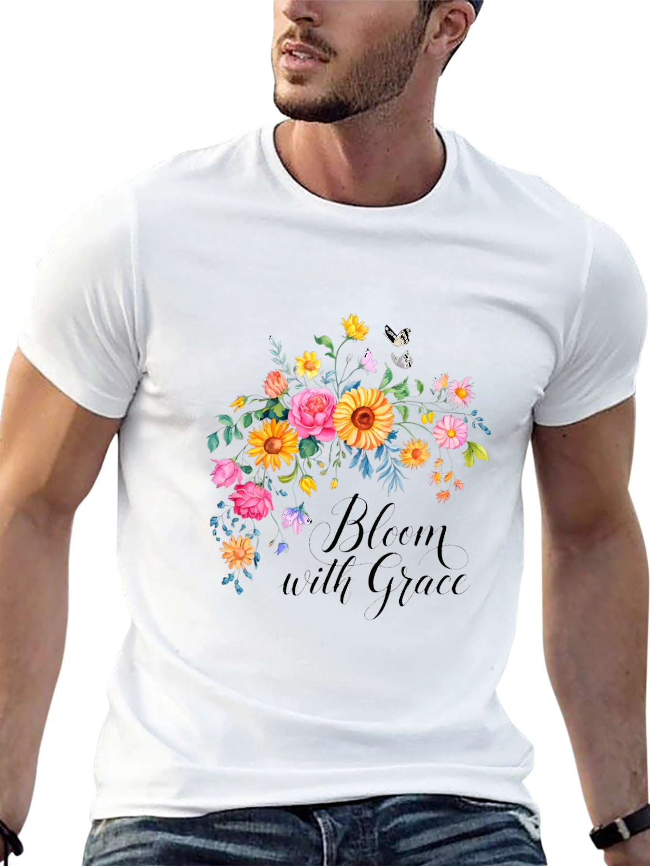 Bloom with Grace Floral T-Shirt
