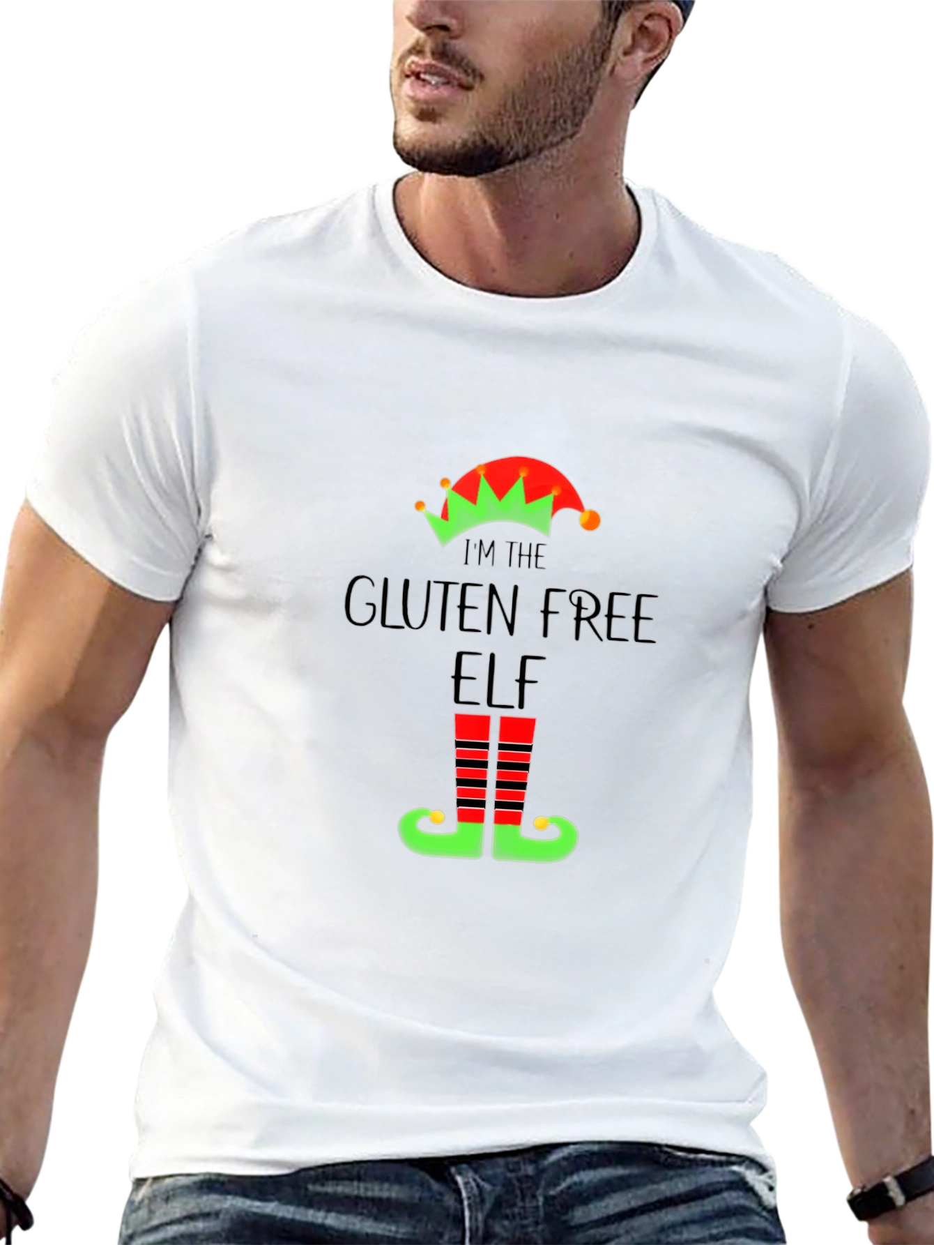 Gluten Free Elf T-Shirt - Holiday Fun!