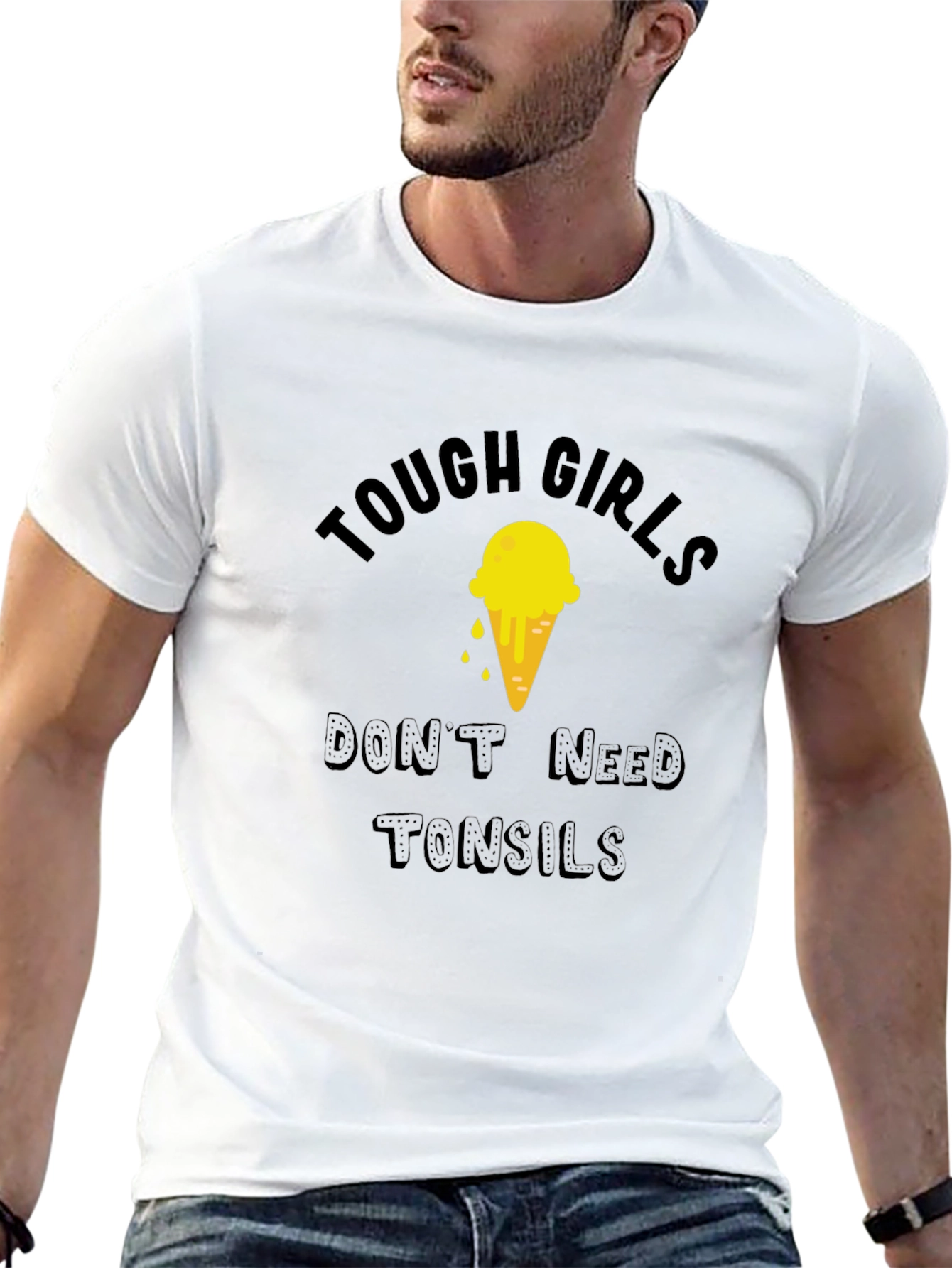 Tough Girls Need No Tonsils Graphic Tee