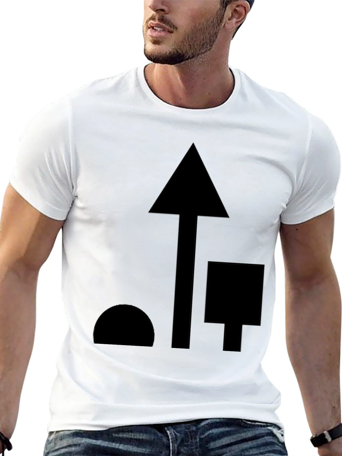 Minimalist Graphic Black T-Shirt