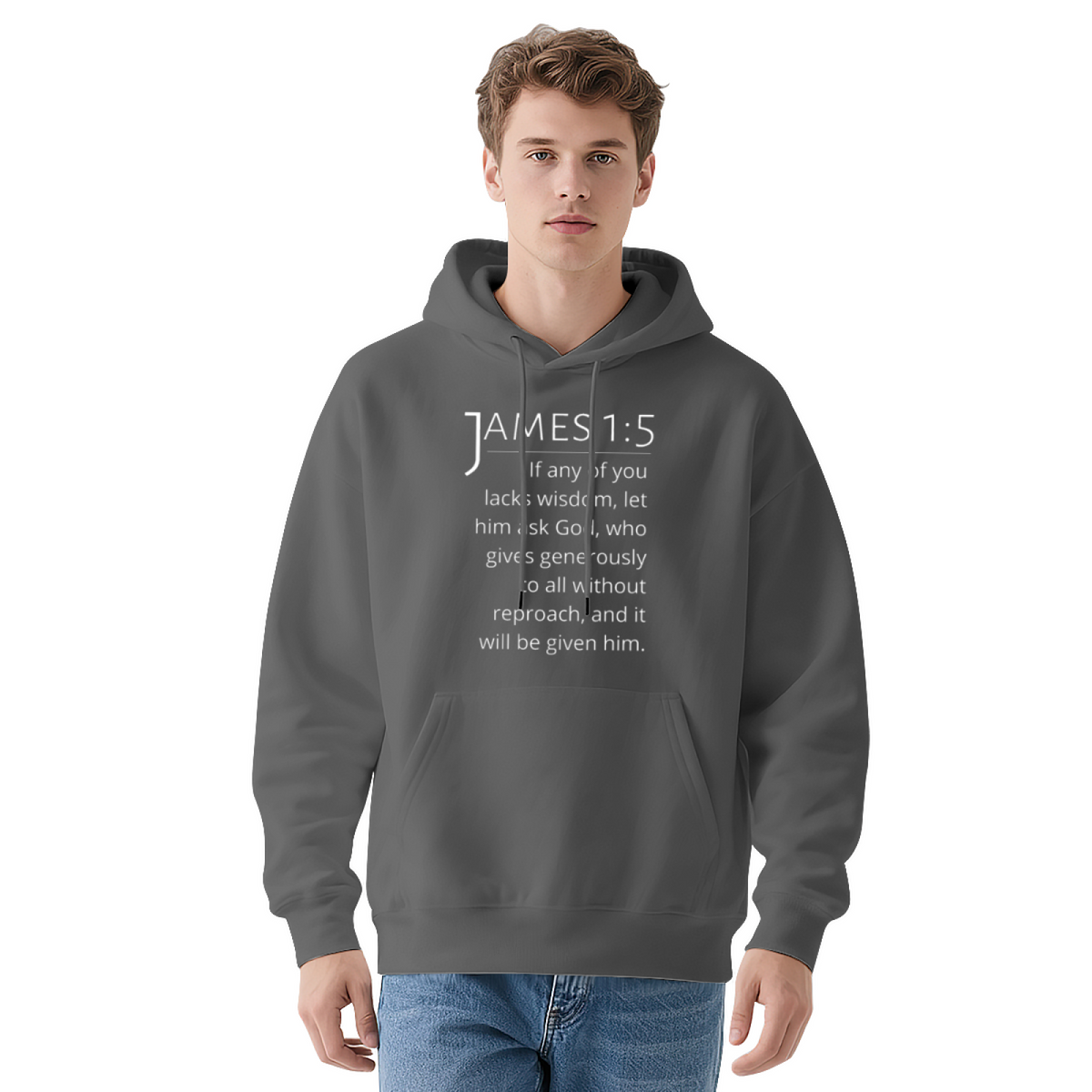 Typography Graphic Hoodie - Cozy Pullover Sweatshirt with Unique Artwork, Trendy Streetwear