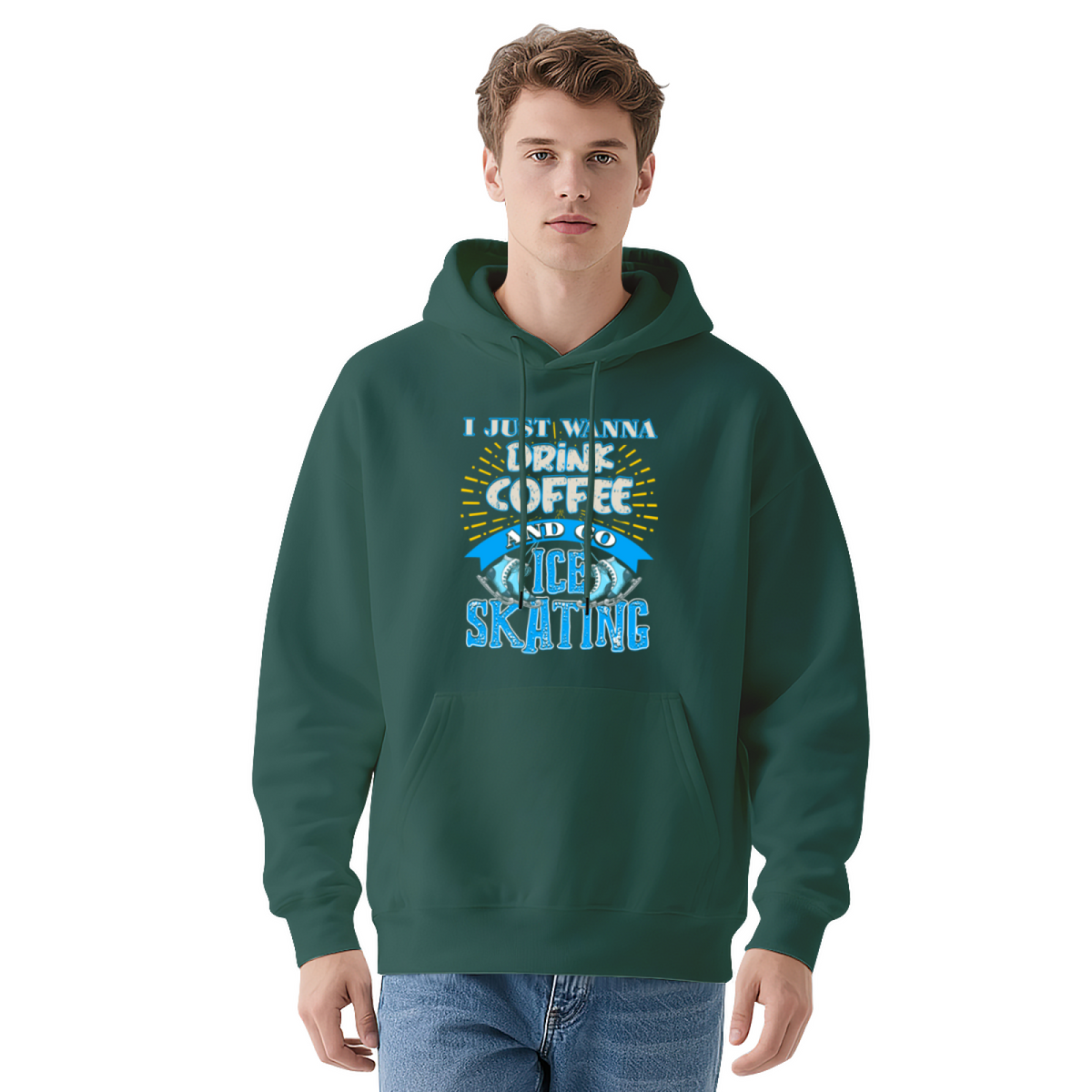 Sunset & Beer & Drinks Graphic Hoodie - Cozy Pullover Sweatshirt with Unique Artwork, Trendy Streetwear