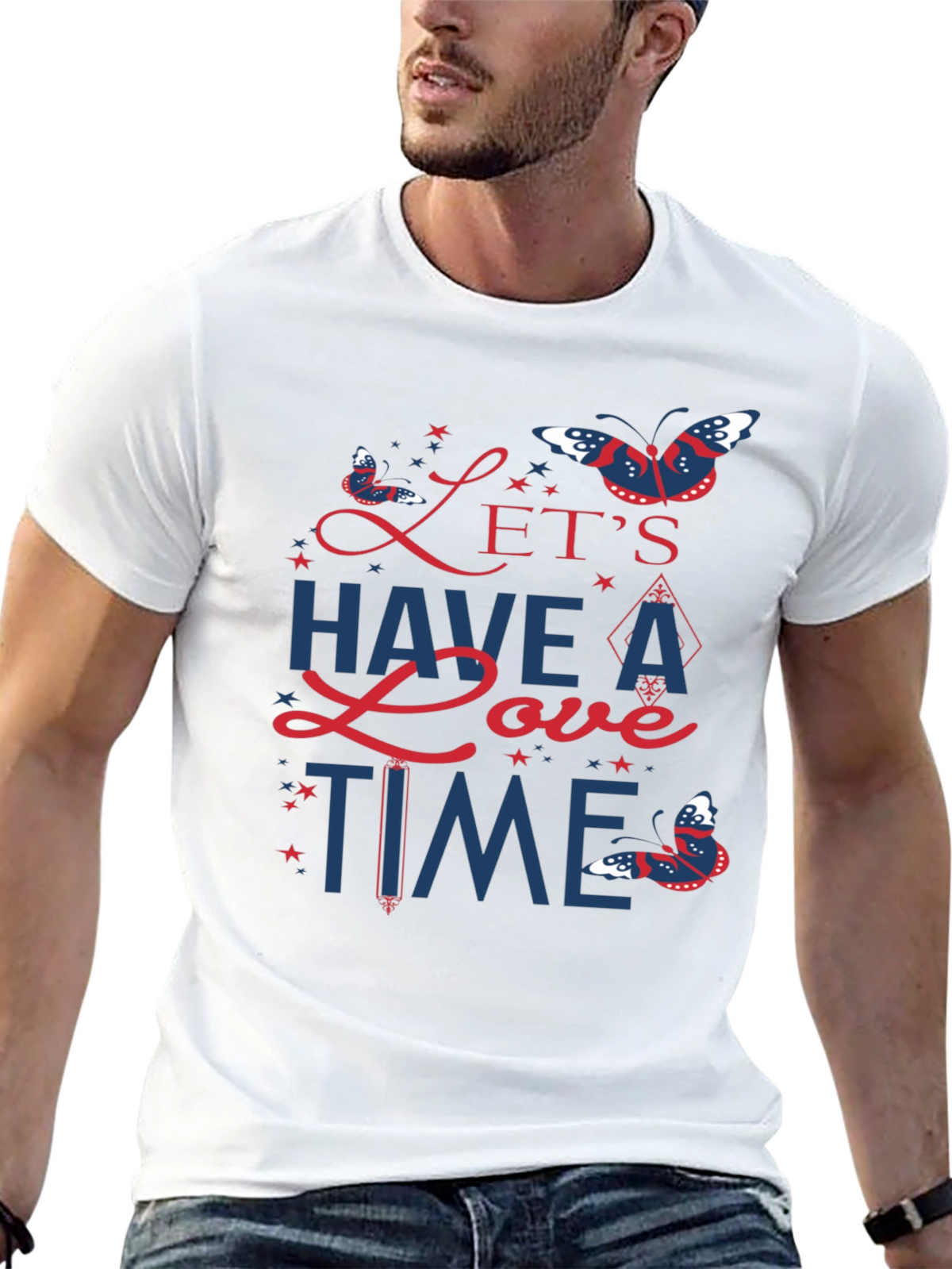 Lets Have a Love Time Graphic T-Shirt