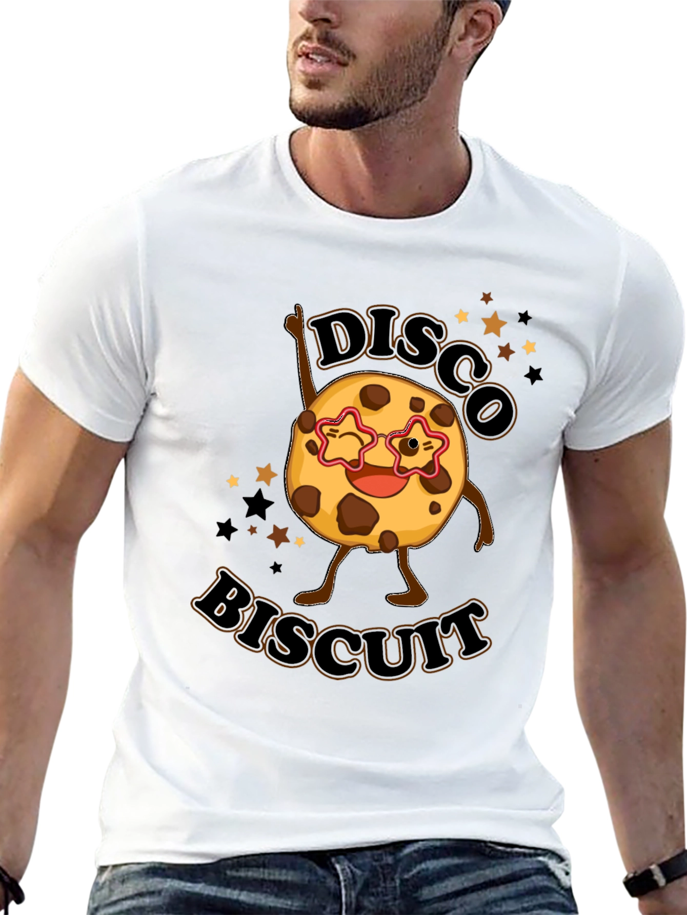 Disco Biscuit Black T-Shirt