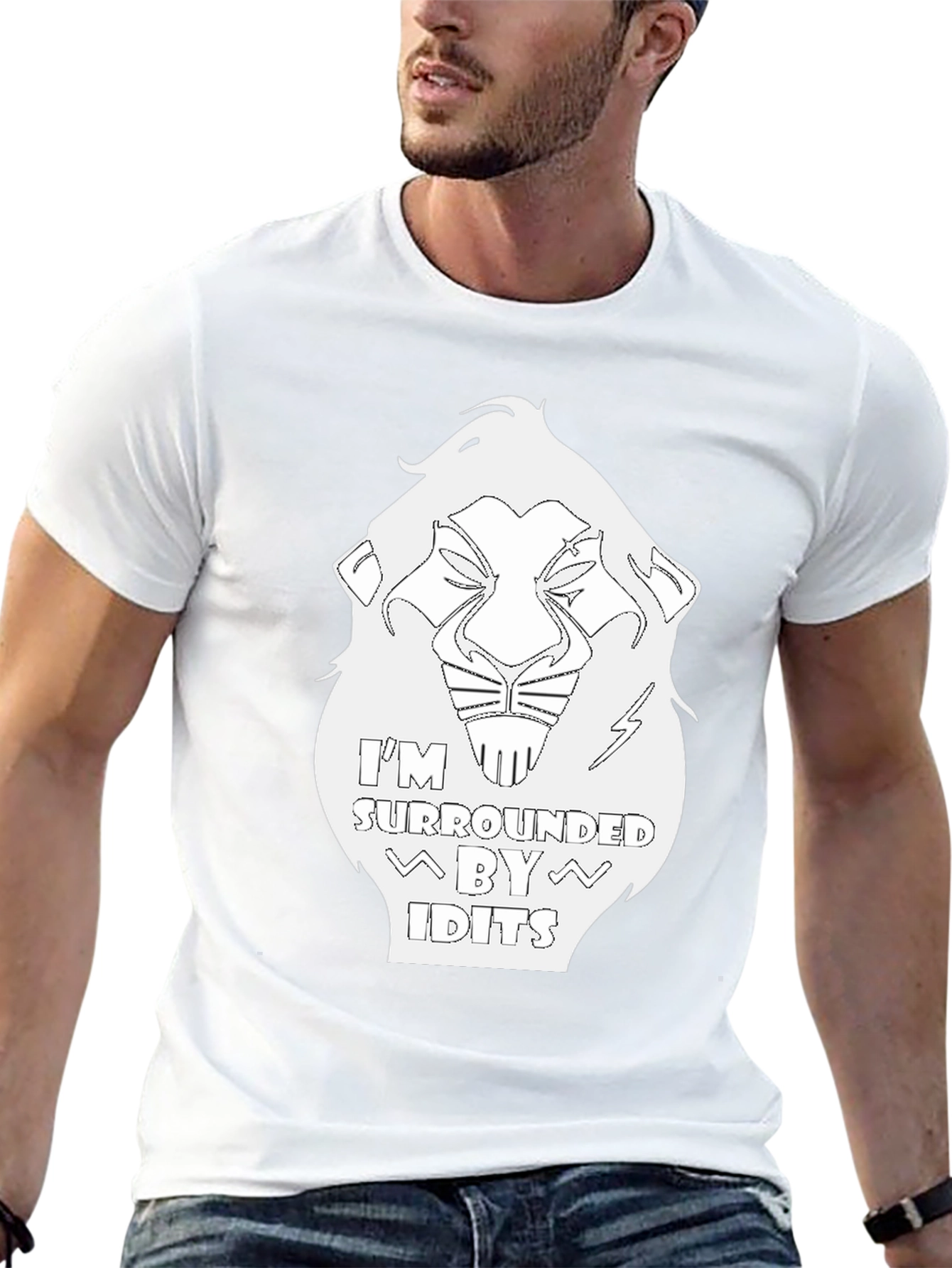 Scar Lion King T-Shirt - Surrounded by Idiots Tee