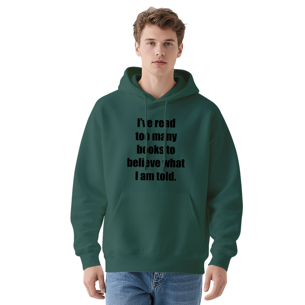 I've Read Too Many Books To Behave Funny Graphic Hoodie - Book Lover Pullover