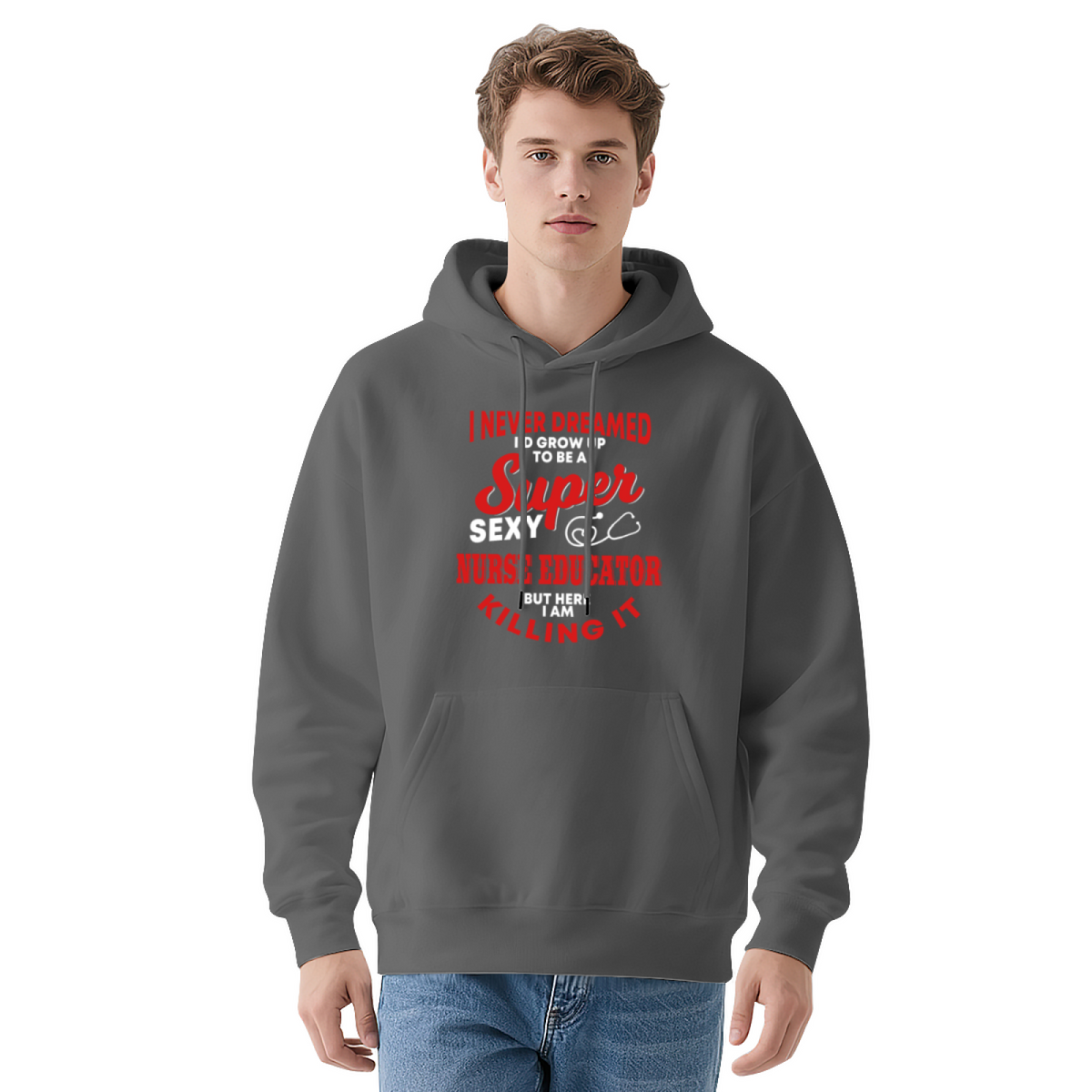 Graphic Print Hoodie - Unisex Pullover Sweatshirt with Unique Design, Casual Streetwear