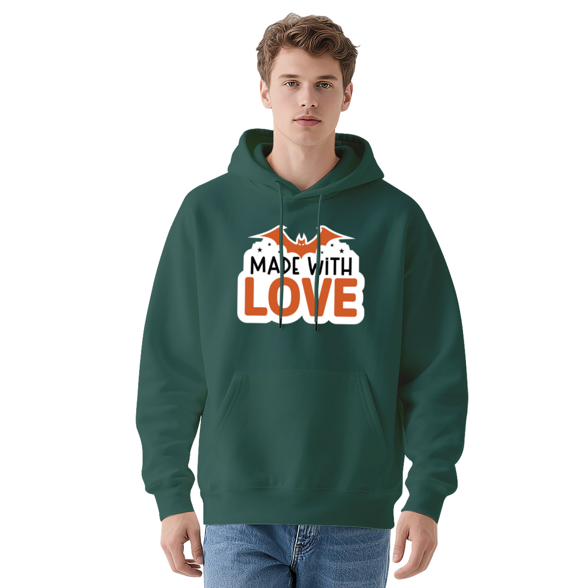 Graphic Print Hoodie - Unisex Pullover Sweatshirt with Unique Design, Casual Streetwear