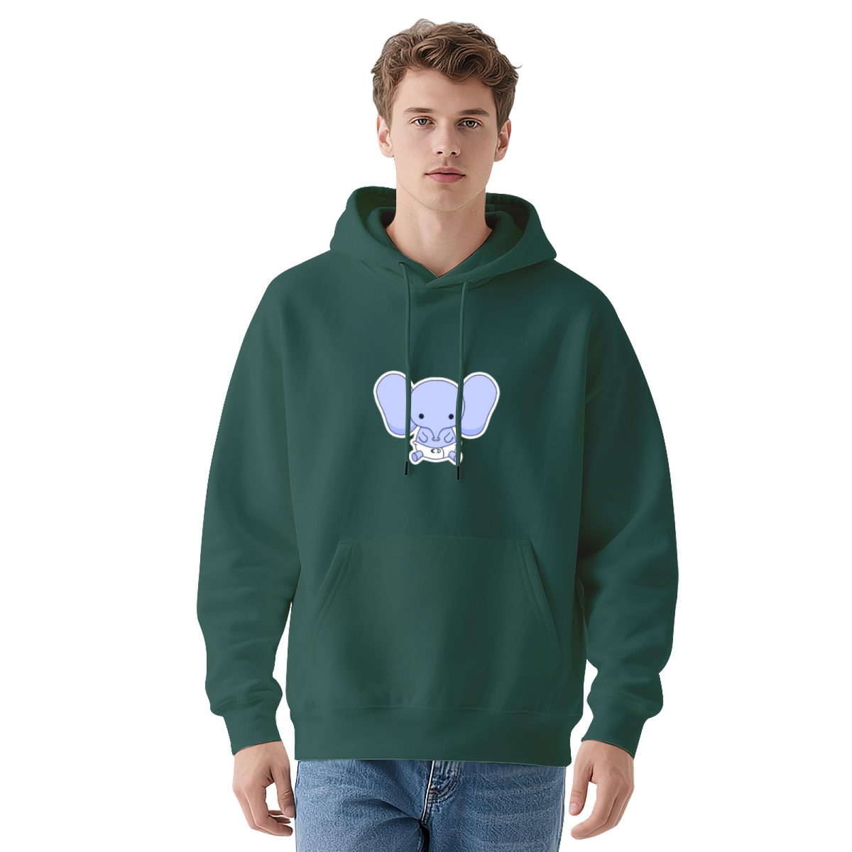 Graphic Print Hoodie - Unisex Pullover Sweatshirt with Unique Design, Casual Streetwear